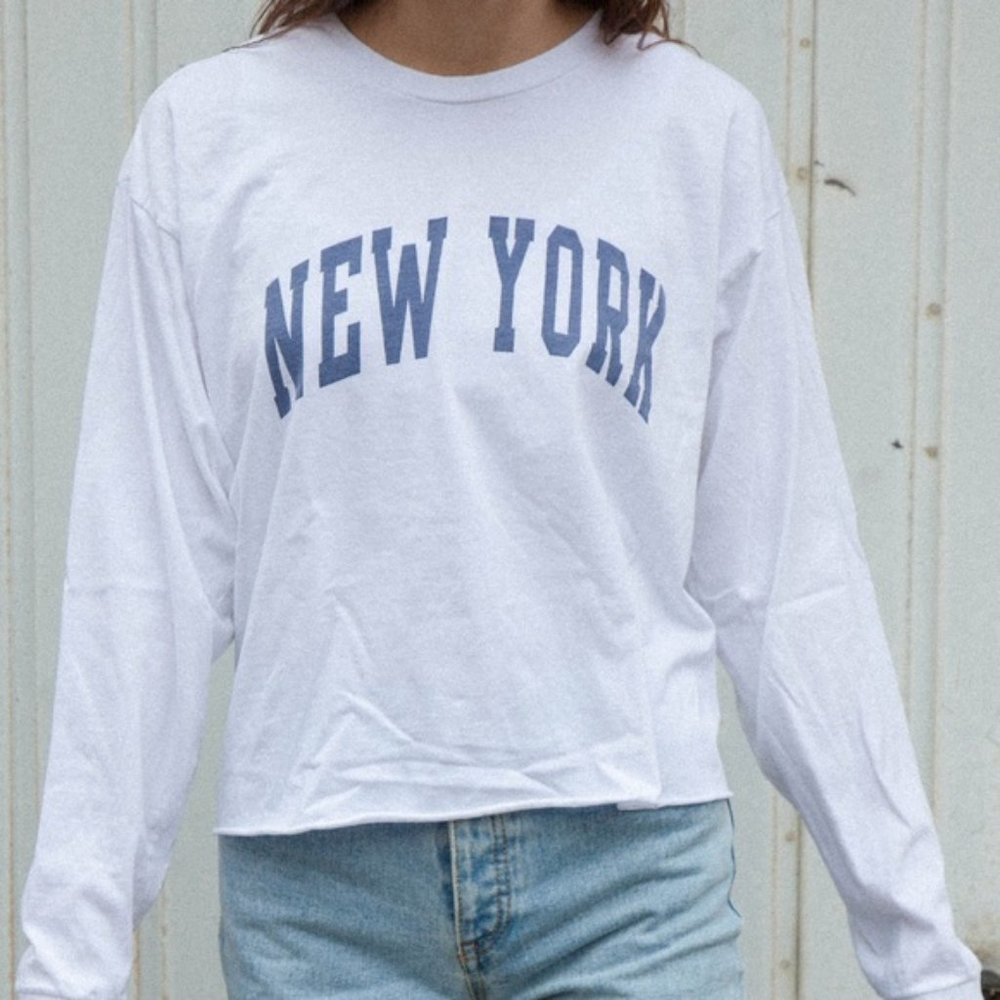 Brandy Melville long sleeve New York Top